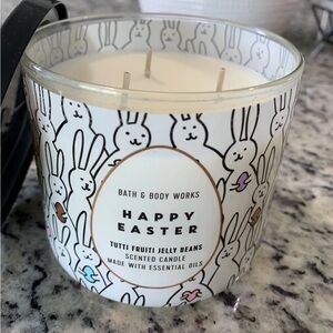 Bath & Body Works: 14.5 Oz 3-Wick Candle:  Happy Easter Tutti Fruiti Jelly Beans